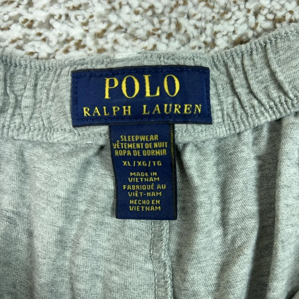 Polo Ralph Lauren Pants Mens XL Pajama Gray Cotton Jogger Lounge Sleepwear